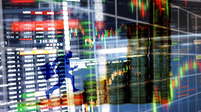 Stock Exchange Trading Floor